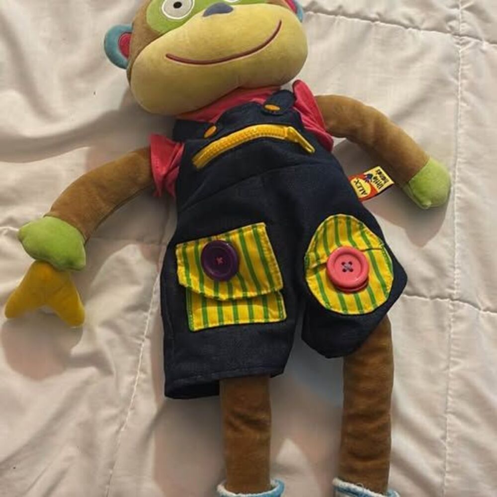 ALEX Little Hands Dress Up Monkey Plush